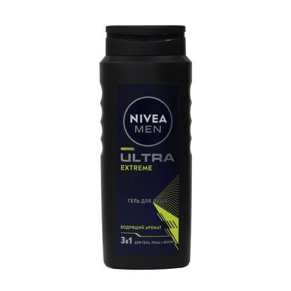 Shower gel NIVEA 93397 ULTRA EXTREME 500ML (104218) 