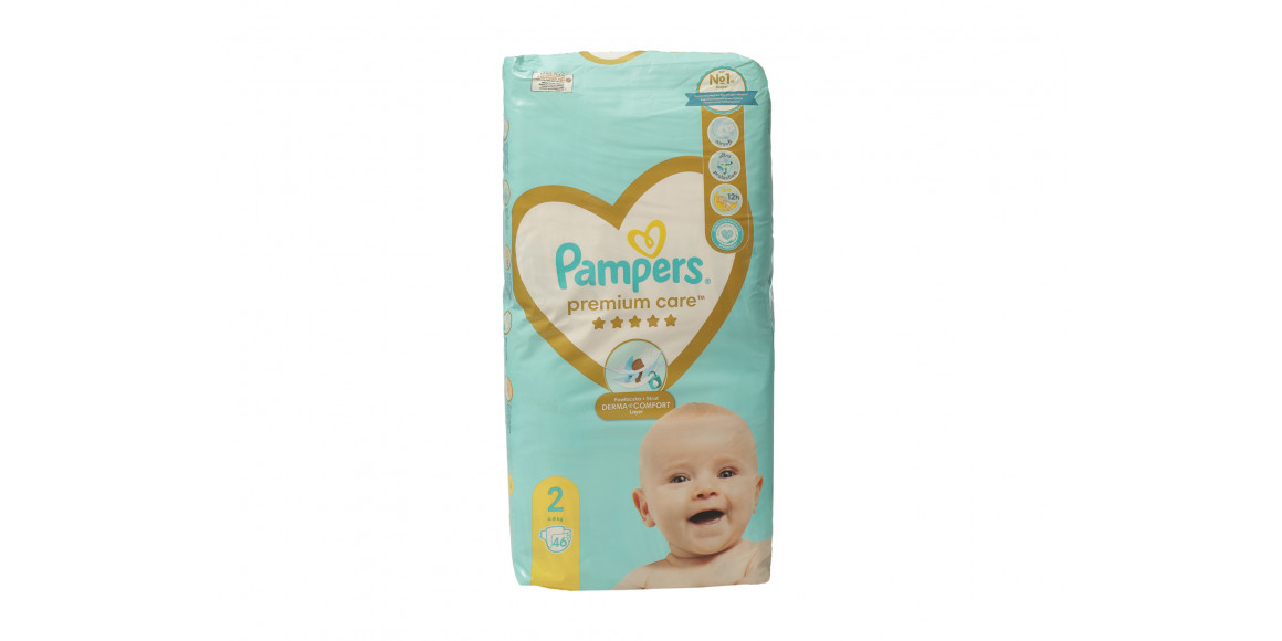 Подгузник PAMPERS PREMIUM N2 (4-8KG) 46PC (104799) 