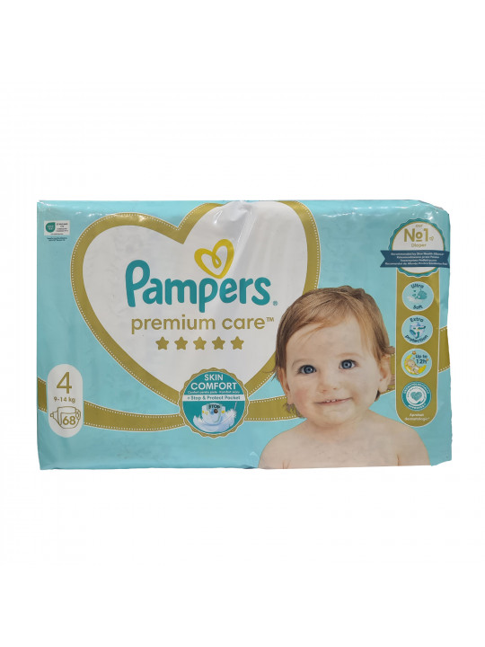 Տակդիր PAMPERS PREMIUM S4 68PC (104959) 