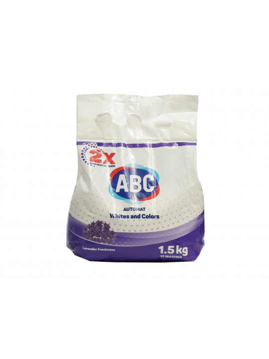 Washing powder ABC Ավտոմատ, ունիվերսալ լավանդա 1.5 կգ (105398) 