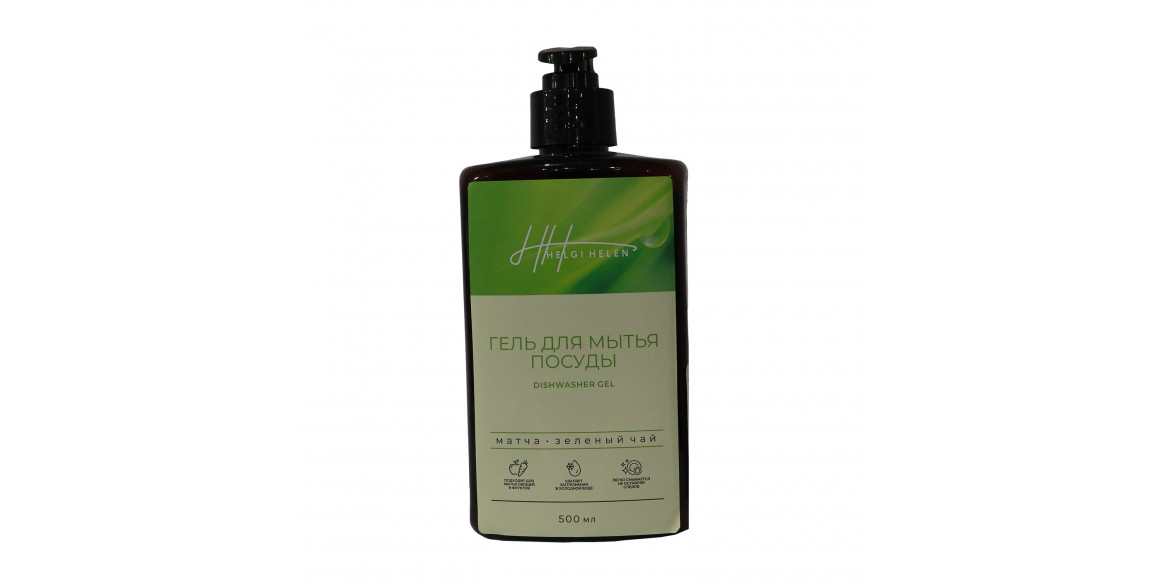 Liquid soap HELGI HELEN CREAM GREEN TEA 0.5L (120670) 