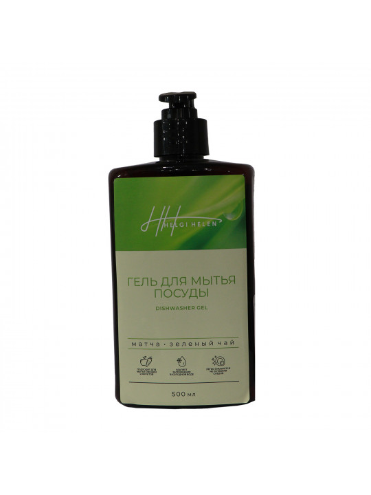 Liquid soap HELGI HELEN CREAM GREEN TEA 0.5L (120670) 