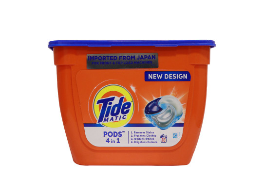 Լվացքի կապսուլա TIDE PODS MATIC 10X18X19.71gr (123800) 