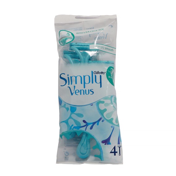 Սափրվելու պարագա GILLETTE Simply Venus2 x4 (143714) 