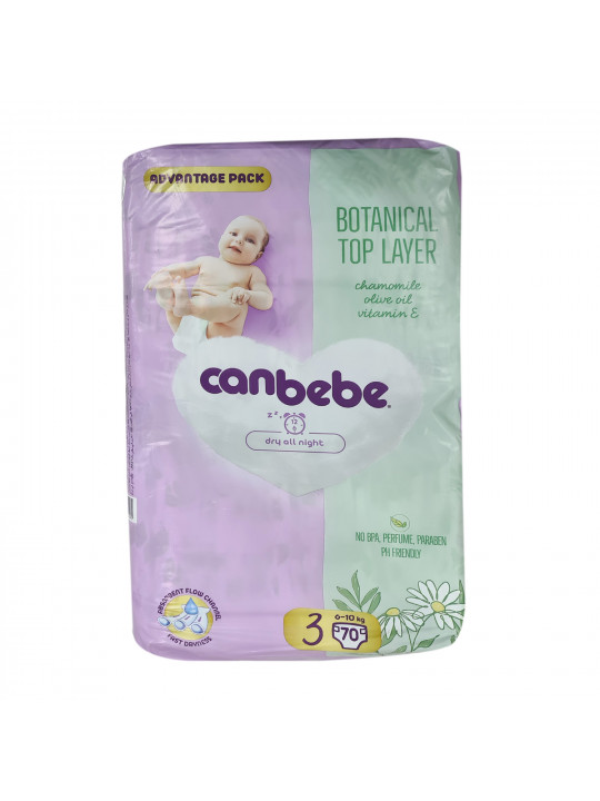 Տակդիր CANBEBE Տակդիր N3 ADV Midi 70հատ (165291) 