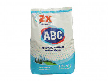 Washing powder and gel ABC Լեռնային թարմություն ավտոմատ սպիտակ լվացքի համար 2.5 կգ (170280) 