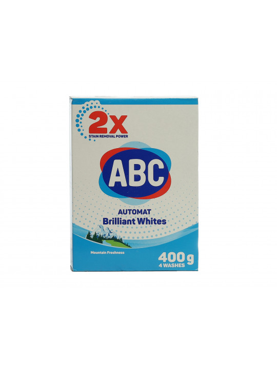 Լվացքի փոշի ABC Լեռնային թարմություն ավտոմատ սպիտակ լվացքի համար 400 գր (170921) 