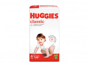 Մանկական տակդիրներ HUGGIES CLASSICE MEGA N4(7-18KG) 68PC(543154) 1861