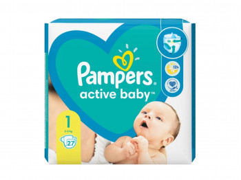 Մանկական տակդիրներ PAMPERS NEW BABY ACTIVE N1 (2-5KG) 27PC (910080) 