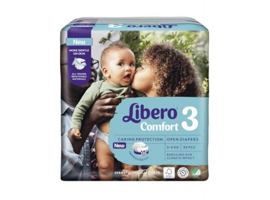 Մանկական տակդիրներ LIBERO COMFORT N3 (5-9KG) 30PC 8302