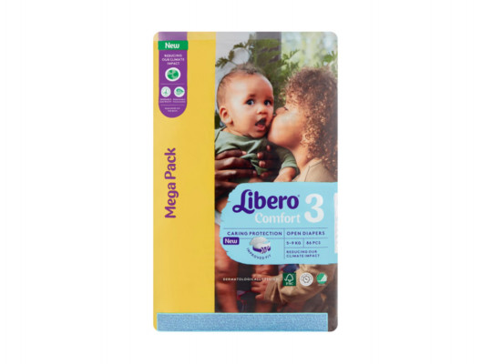 Մանկական տակդիրներ LIBERO COMFORT MEGA PACK N3 (5-9KG) 86PC 8146
