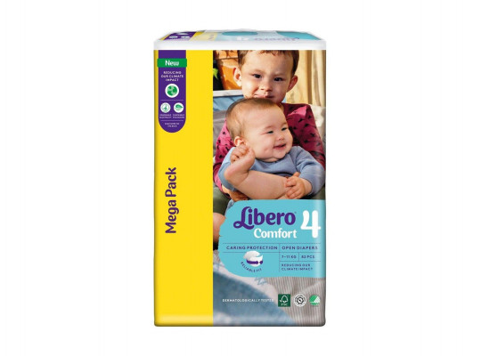 Մանկական տակդիրներ LIBERO COMFORT MEGA PACK N4 (7-11KG) 82PC (083186) 