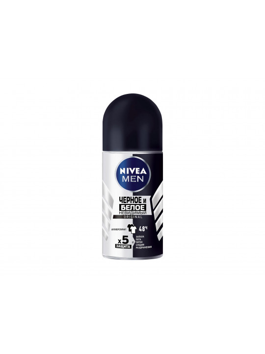 Deodorant NIVEA 82245 ROLL-ON BLACK &WHITE 50ML (036131) 