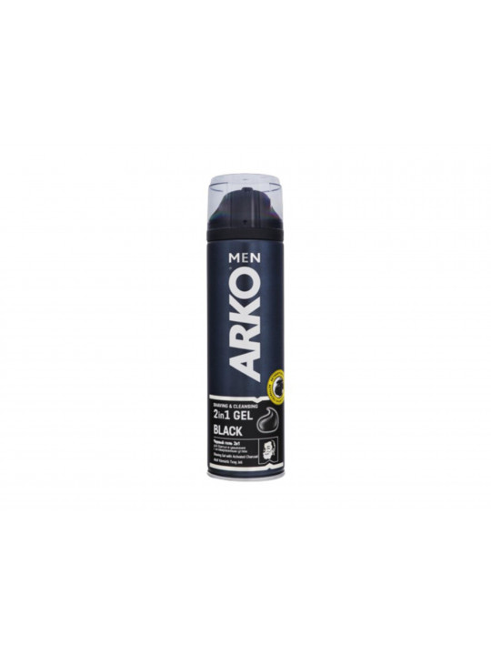 For shaving ARKO SHAVING GEL BLACK 200ML 486341