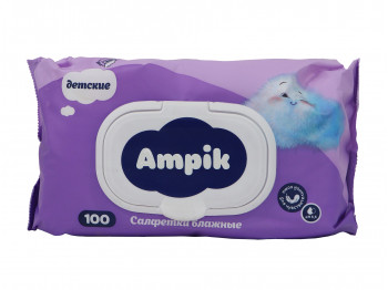 Wet wipe AMPIK 100PC (00249) 