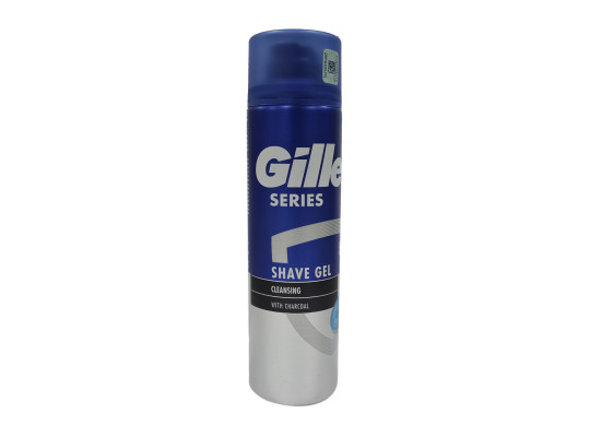 For shaving GILLETTE SHAVING GEL CLEANSING CHARCOAL 200ML (206754) 
