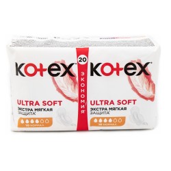 Проклада KOTEX ULTRA SOFT NORMAL DUO 20PC (542676) 
