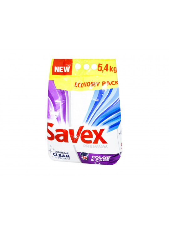 Washing powder and gel SAVEX PREMIUM COLOR CARE 5.4KG 047947
