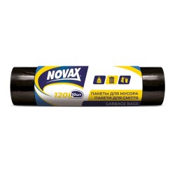 Мусорный мешок NOVAX 120L 10Հ ՍԵՎ (307343) 