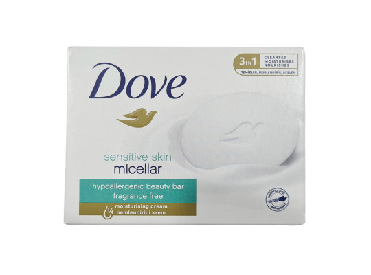 Мыло DOVE ԴԱՎ ՕՃԱՌ ԶԳԱՅՈՒՆ ՄԻՑԵԼՅԱՐ 90ԳՐ *48 (8720181219979)