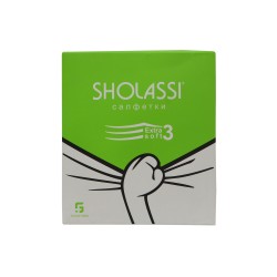 Салфетка SHOLASSI EXTRA SOFT 3 60 PC (231555) 