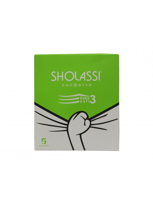 Салфетка SHOLASSI EXTRA SOFT 3 60 PC (231555) 
