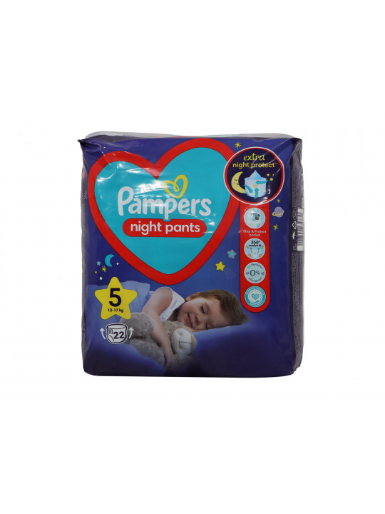 Diaper PAMPERS NIGHT PANTS S5 4X22 (234730) 