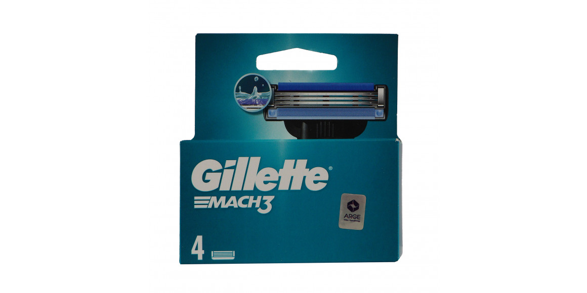 Սափրվելու պարագա GILLETTE MACH 3 CARTRIDGES x4 x10 (243531) 