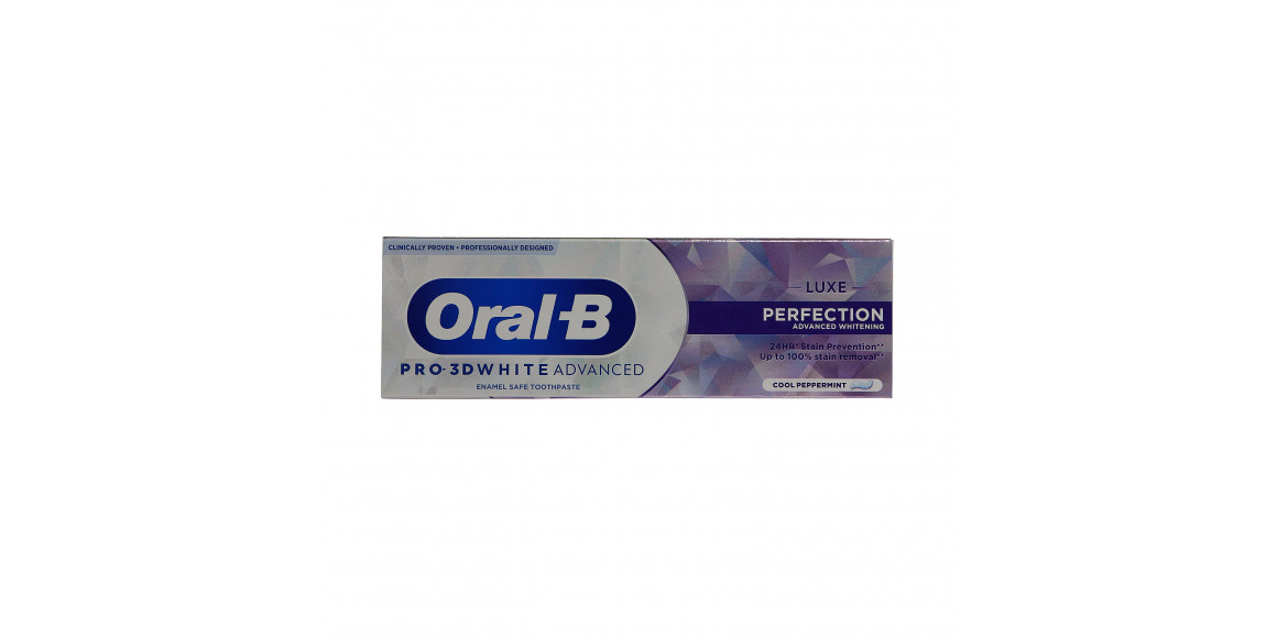 Բերանի խոռոչի խնամք ORAL-B Oral-B Pro 3DW Luxe Perfection 12x(75+75)ml (272650) 