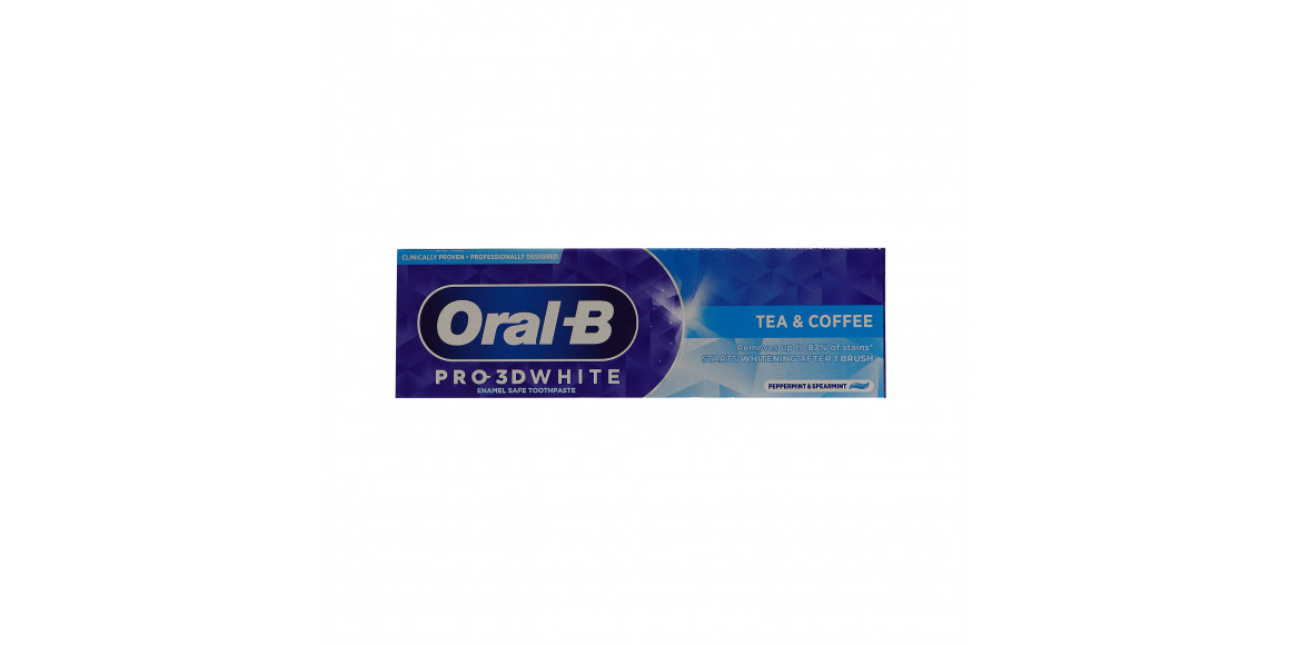 Բերանի խոռոչի խնամք ORAL-B Oral-B Pro 3DW Tea&Coffe 12x75ml (273121) 