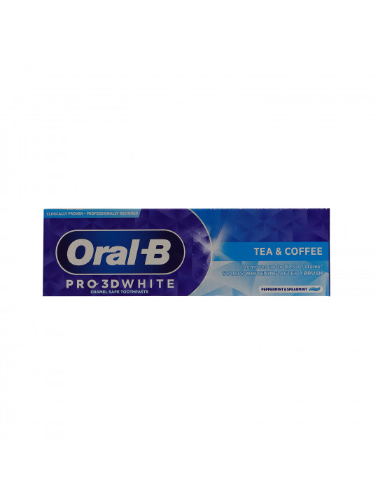 Բերանի խոռոչի խնամք ORAL-B Oral-B Pro 3DW Tea&Coffe 12x75ml (273121) 