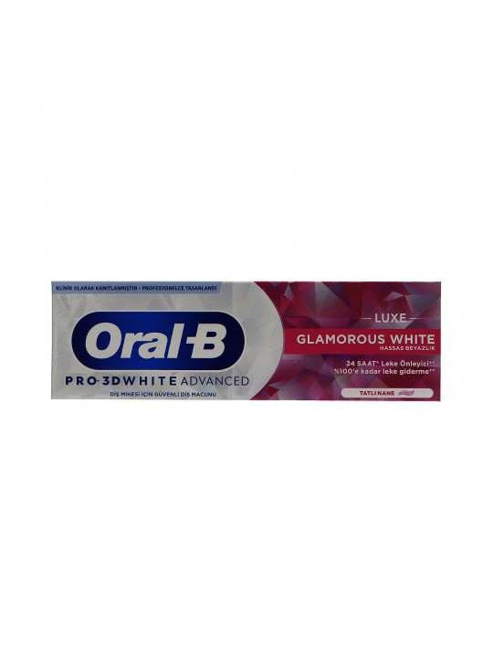 Բերանի խոռոչի խնամք ORAL-B Oral-B Pro 3DW Luxe Glamoruos White 12x75ml (273176) 