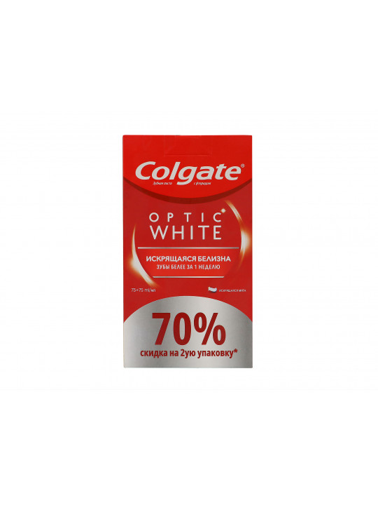 Բերանի խոռոչի խնամք COLGATE OPTIC WHITE 1+1 75 ML (292697) 