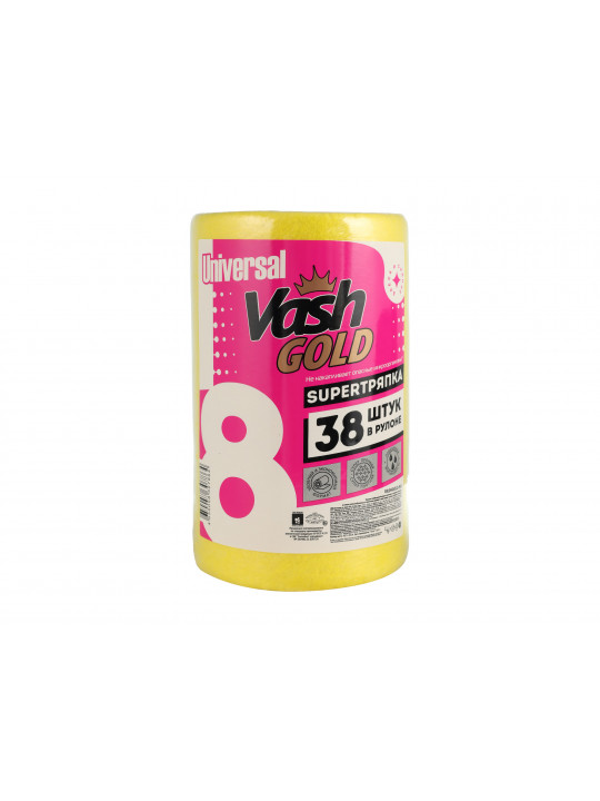 Ткань для чистки VASH GOLD Սուպեր ունիվերսալ 38 հատ (307864) 