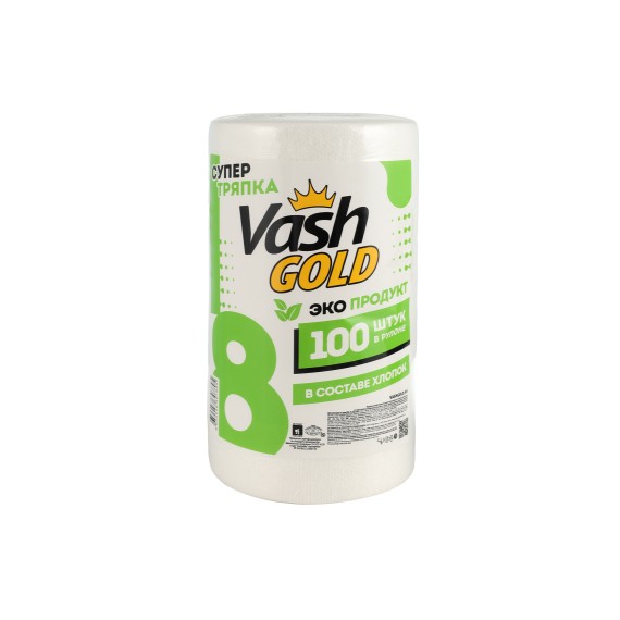 Cleaning cloth VASH GOLD Էկո Ֆրենդլի 100 հատ (307895) 