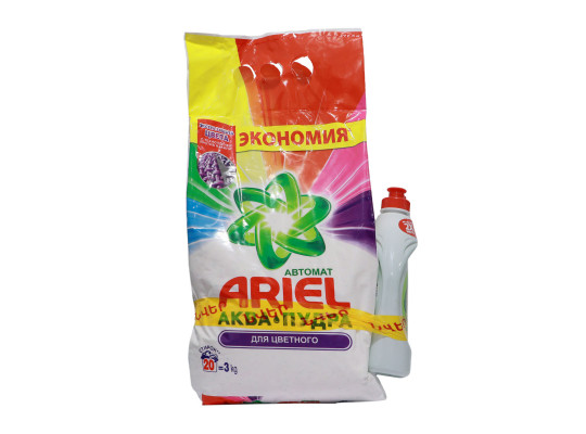 Стиральный порошок ARIEL BU Ariel Color 3kg + Fairy Apple 450ml (333221) 