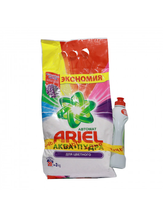 Стиральный порошок ARIEL BU Ariel Color 3kg + Fairy Apple 450ml (333221) 