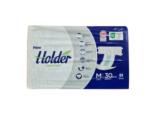 Подгузник HOLDER Տակդիր Մեծերի MEDIUM 30 M (344413) 