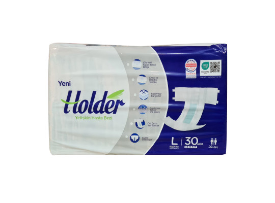 Подгузник HOLDER Տակդիր Մեծերի LARGE 30 L (344420) 