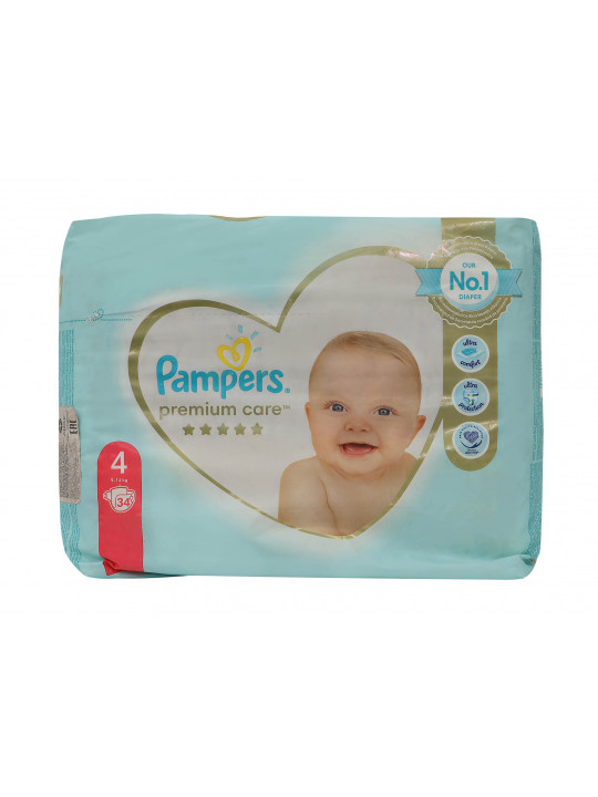 Տակդիր PAMPERS PREMIUM N4 (9-14KG) 34PC (379368) 