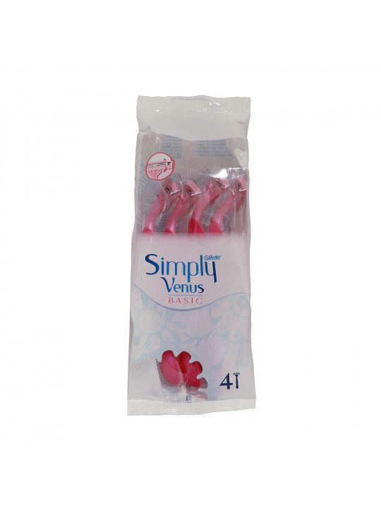 Սափրվելու պարագա GILLETTE Simply Venus3 Pink x4 (456758) 