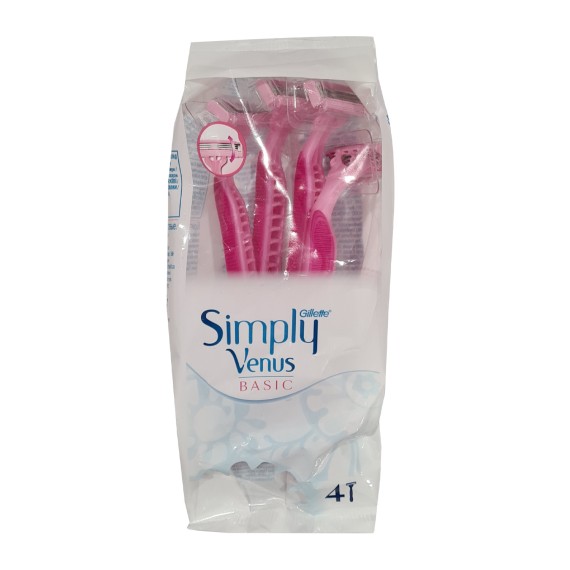 Shaving accessorie GILLETTE Simply Venus3 Pink x4 (456758) 