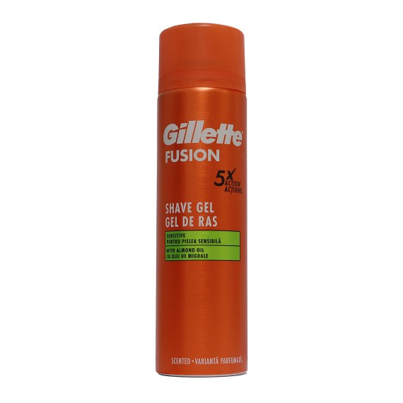 For shaving GILLETTE SHAVE GEL ALMOND OIL 200ML(464739) 