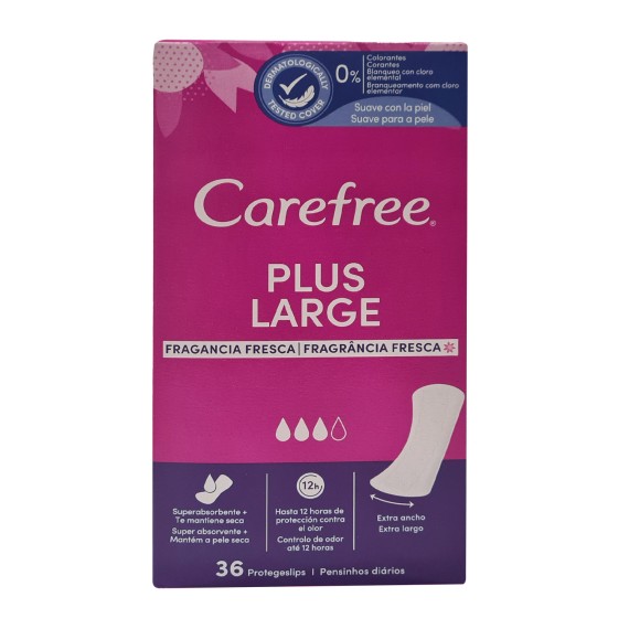 Проклада CAREFREE Large Plus Բուրումնավետ 36հ (487656) 