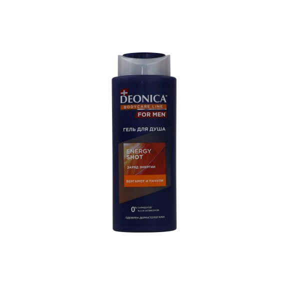 Shower gel DEONICA 309660 FOR MEN ENERGY SHOT 250 ml (499660) 