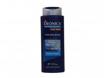 Shower gel DEONICA 309684 FOR MEN POWER FRESH 250 ML (499684) 