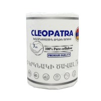 Paper towel CLEOPATRA Խոհանոցային Սրբիչ Եռաշերտ Պոլիէթիլային 30մ (502531) 