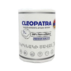 Paper towel CLEOPATRA Խոհանոցային Սրբիչ Եռաշերտ Պոլիէթիլային 30մ (502531) 