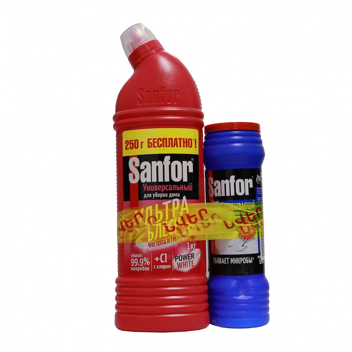 Մաքրող հեղուկ S. SANFOR Ultra Shine 1KG + S.R-Complex Powder 500g (524782) 