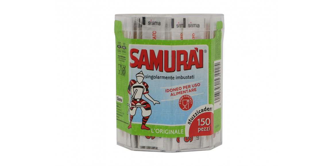 Аксесуар для ухода полостью рта SAMURAI TOOTHPICKS 150PC (534425) 